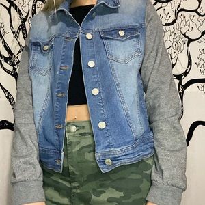Fall jean jacket